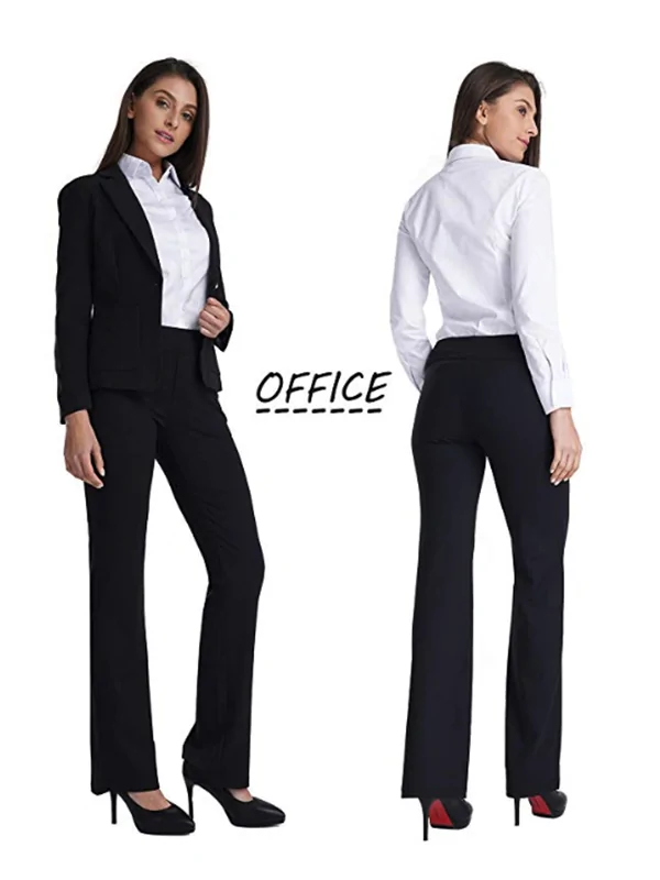 Pantalons de Costume à Haute Élasticité