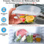 Tapas de Silicona Estirables - Cubiertas de Alimentos Reutilizables y Herméticas