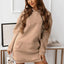 Women's Solid Color Casual Sports Hoodie Sweater
