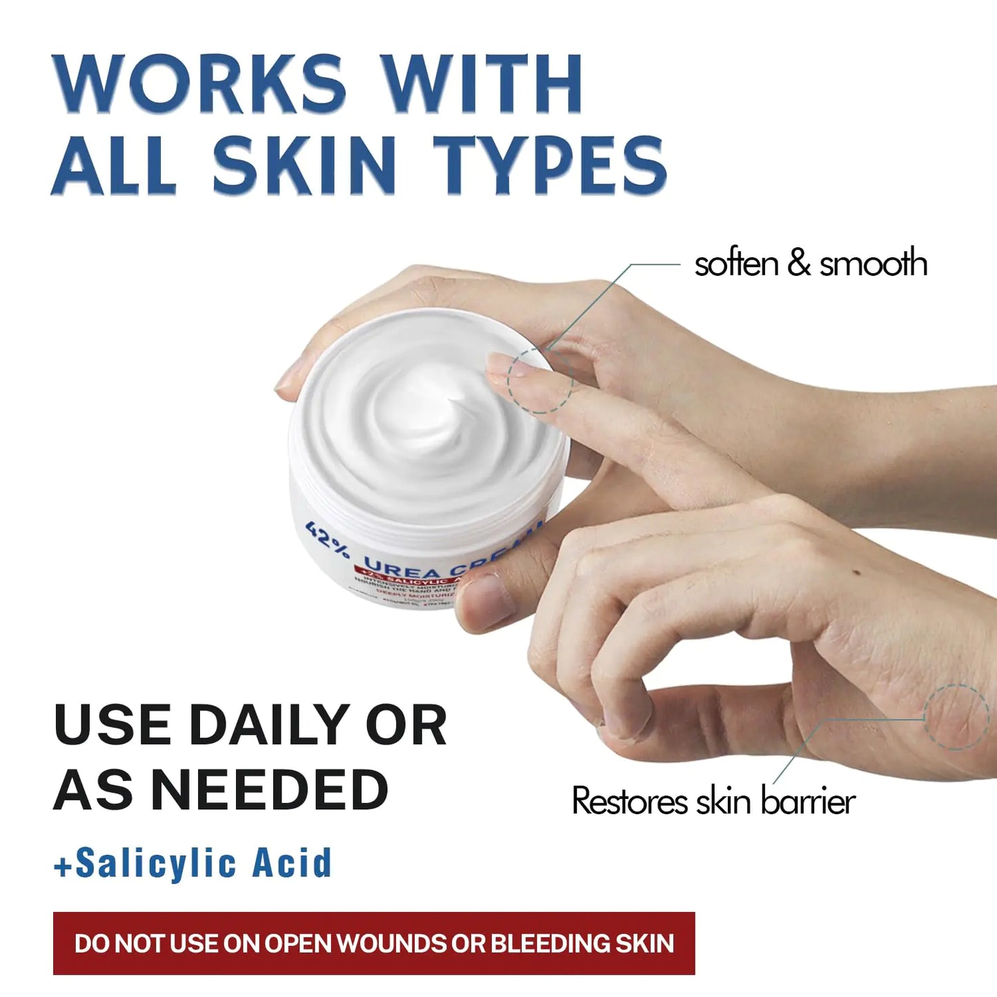 Premium Urea Cream with Salicylic Acid for Foot Care