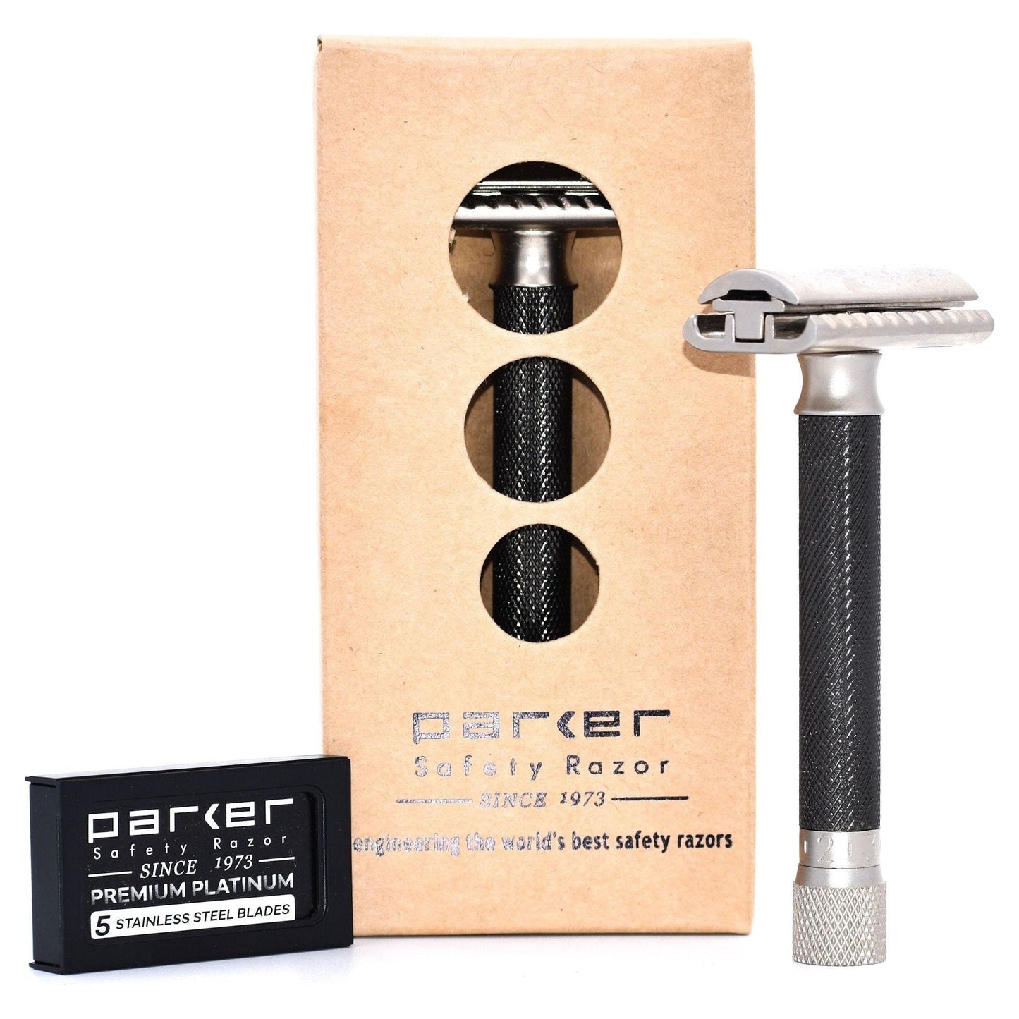 Razor de Seguridad Ajustable Parker Variant - Grafito