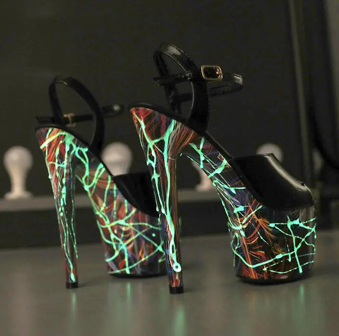 Premium Leather Stiletto High Heels