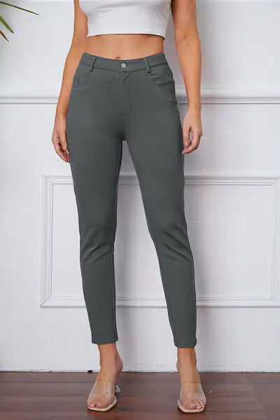 Pantalones Esenciales de Puntada Elástica
