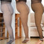 Pantalones de Medias Transparentes de Cintura Alta