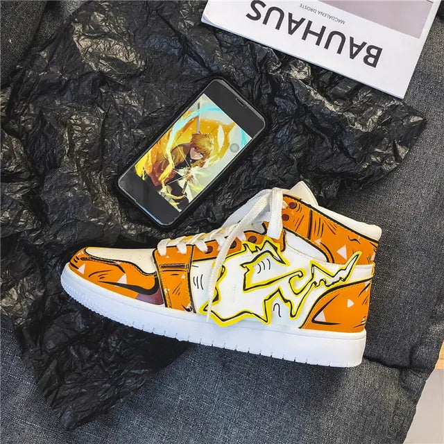 Zapatos de Cosplay Agatsuma Zenitsu para Fans de Anime