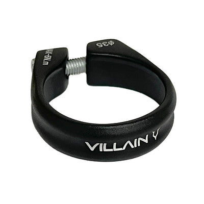 Villain Noose Aluminium Bicycle Seatpost Collar - 35mm - Black - Korvel