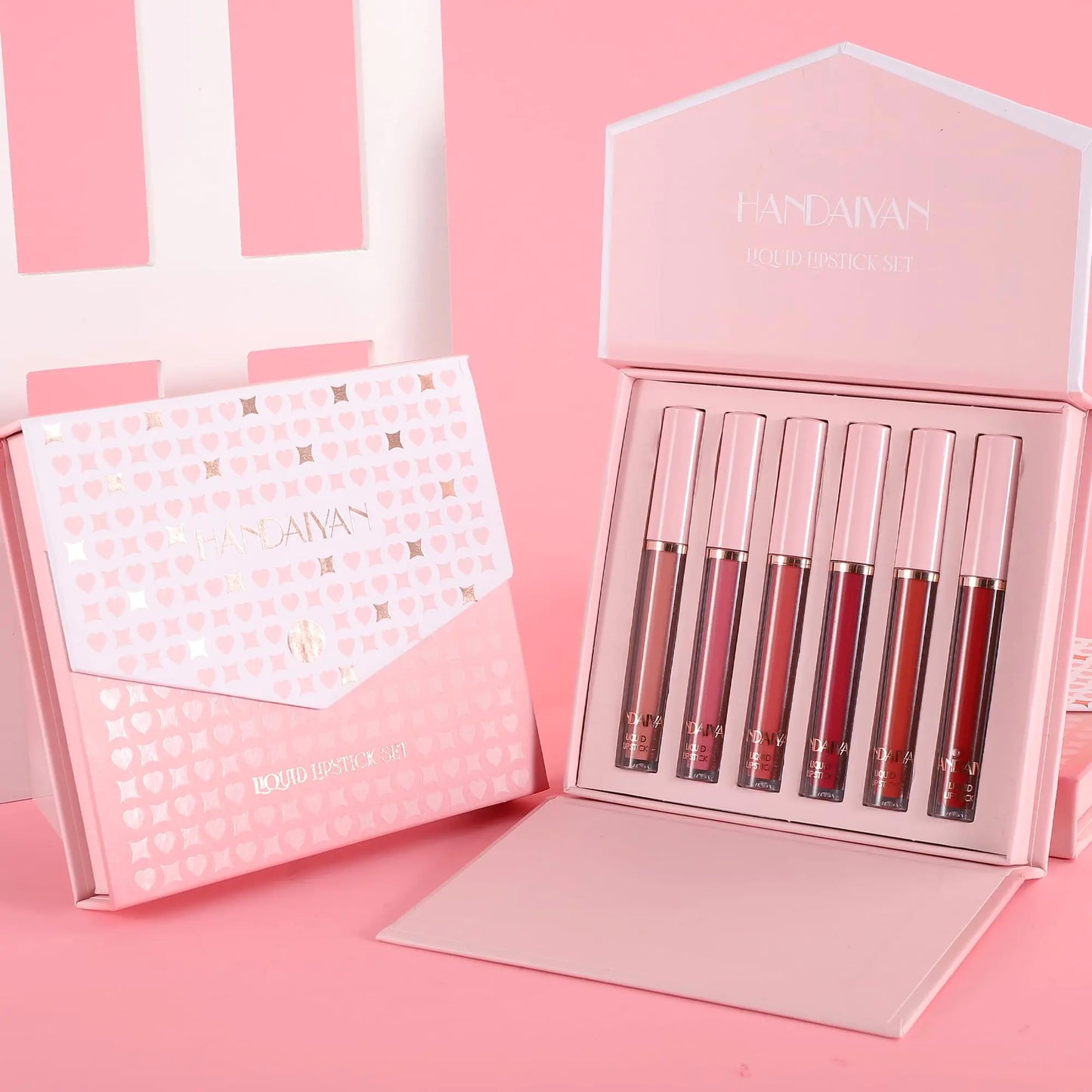 Set de 6 Labiales Líquidos Mate BestLand - Larga Duración y Resistente al Agua