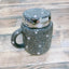 Creative Ceramic Coffee Mug with Lid for Office Use