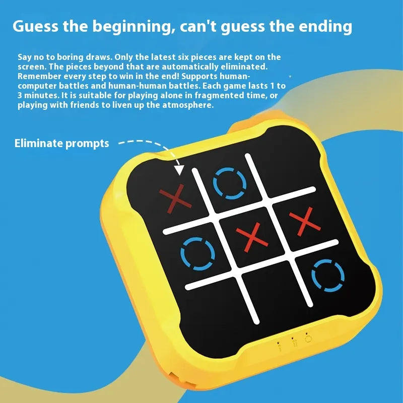 Educational Tic-Tac-Toe Chess Game for Children