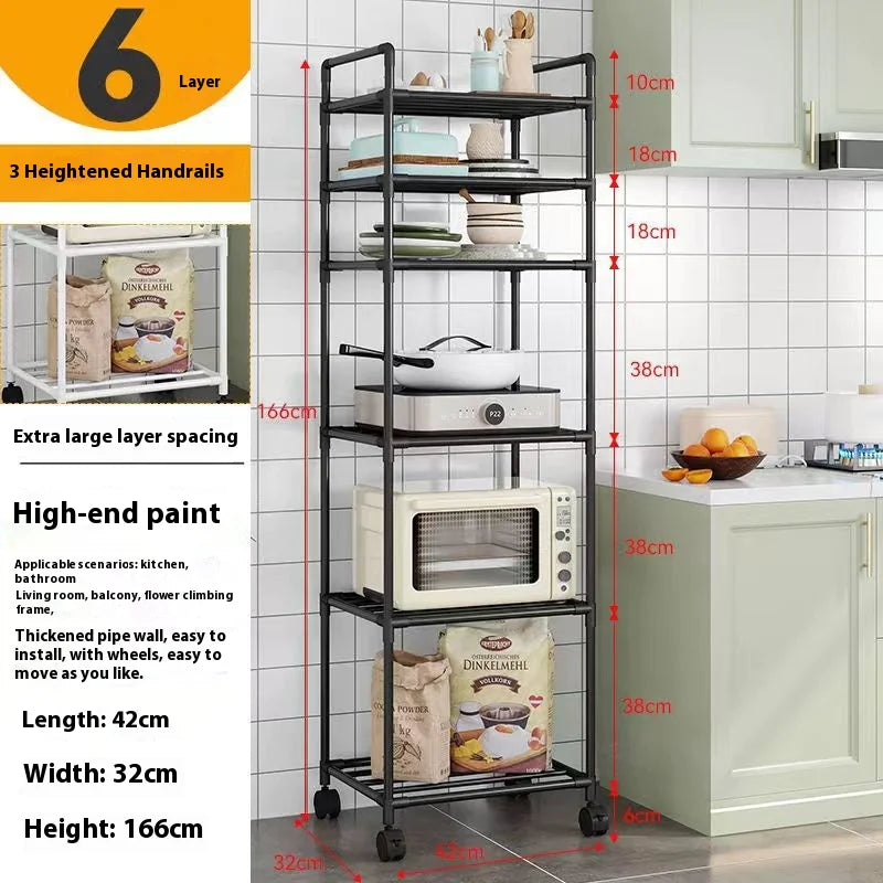 Chariot de Cuisine - Solution de Rangement Polyvalente