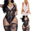Body de Encaje Elegante para Mujeres - Ropa de Noche Talla Grande
