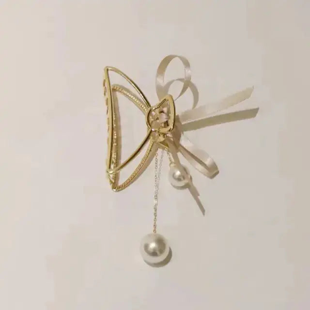 Pinza para el cabello en forma de mariposa elegante para recogidos con estilo