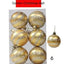 Vibrant Glitter Christmas Balls - Set of 6