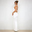 Vestido Elegante Sin Espalda con Tirantes