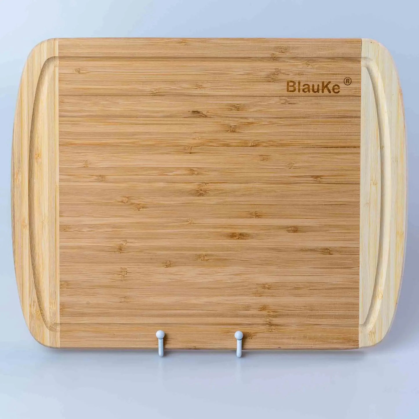 Planche à Découper en Bambou Premium avec Rainure à Jus - 14x11 Pouces