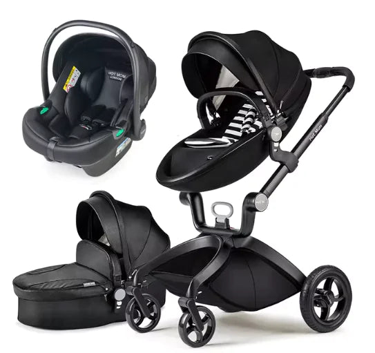 Cochecito Convertible de Lujo Plegable 3 en 1