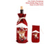 Ensemble de housses de bouteilles de vin de Noël festives