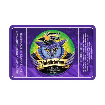 Après-rasage Valedictorian 4oz de Summer Break Soaps