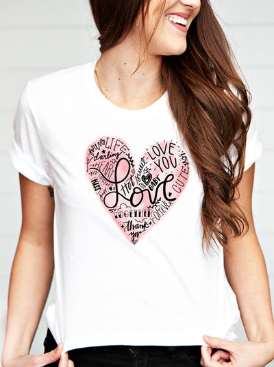 Valentine Heart T-Shirt - Unisex Fit - Korvel