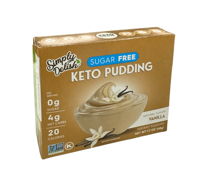 Simply Delish Poudings Instantanés - Collation Crémeuse et Délicieuse
