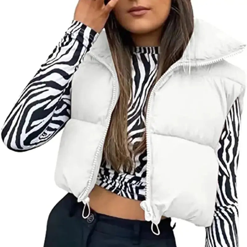 Chaleco Acolchado Abrigo de Invierno