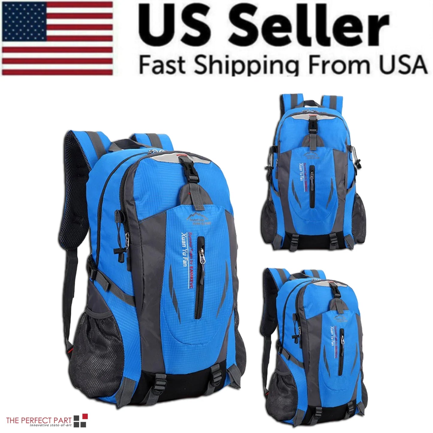 Mochila de Viaje Premium de 40L para Hombres y Mujeres