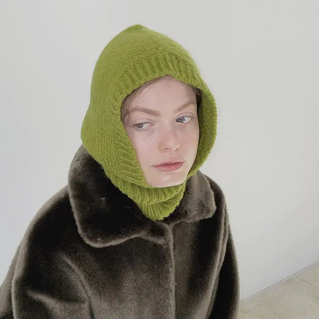 Gorro Balaclava de Punto para Uso Exterior en Invierno