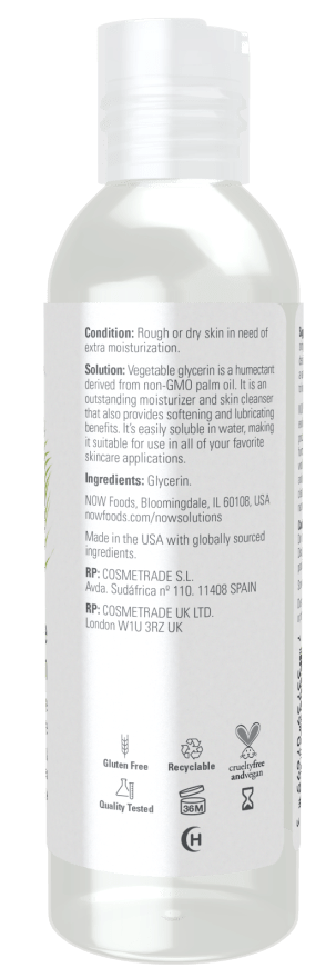 Vegetable Glycerin – Pure, Versatile Skin-Care Base | NOW® Solutions