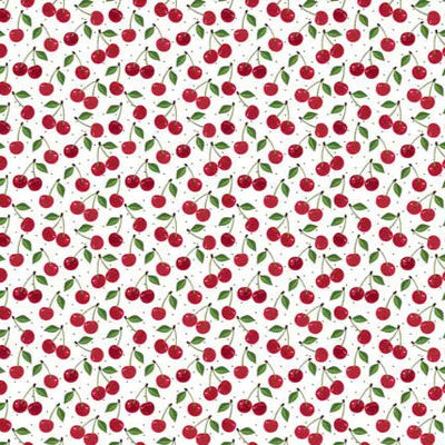 Tissu Cuddle Numérique Very Cherry Scarlet au mètre
