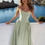 Vestido Midi Elegante con Tirantes de Espagueti
