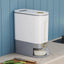 Distributeur de riz Lenwi 11 lbs - Solution de rangement de cuisine premium