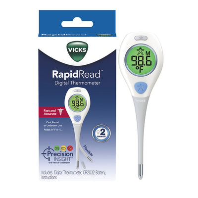 Vicks Rapid Read Digital Thermometer - Accurate & Versatile