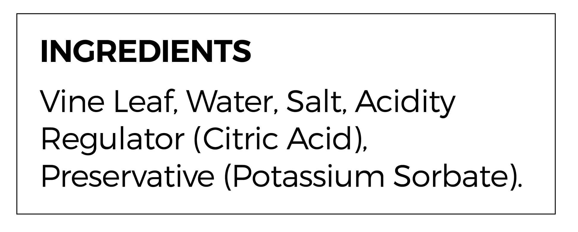 Yakamoz Salted Grape Leaves 400 g (14.1 oz) – Premium Vine Leaves - Korvel