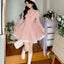 Vestido Elegante Rosa Invierno para Cada Ocasión