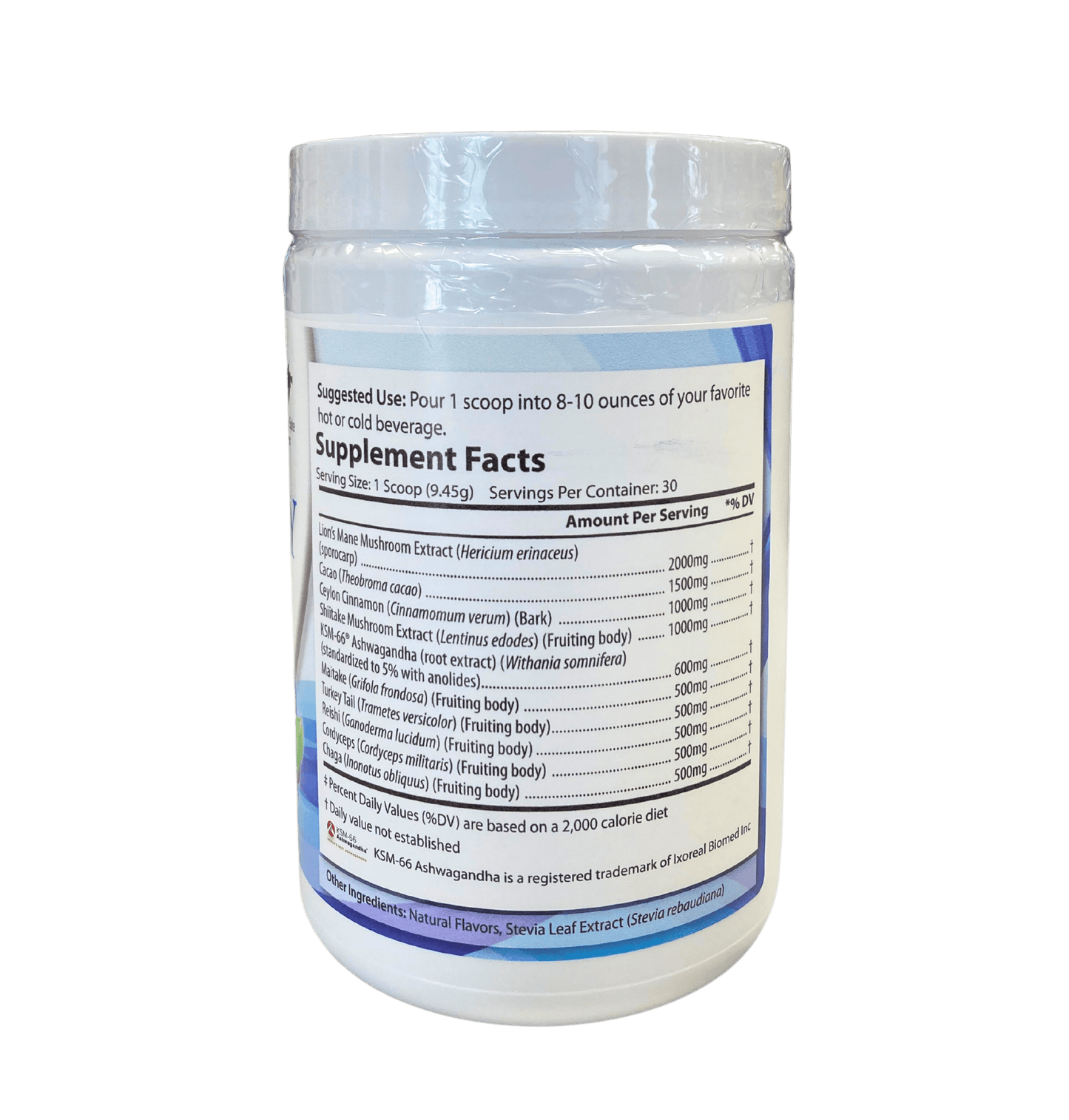 Revitalizing Mushroom SuperBlend with Ashwagandha & Cacao - Korvel