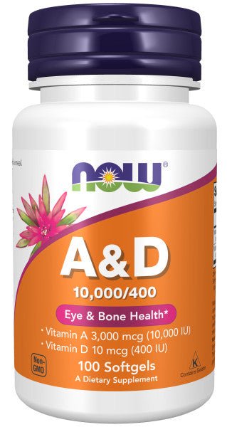 Premium Vitamin A & D Complex - 10,000 IU & 400 IU - Korvel