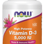 Premium Vitamin D-3 5,000 IU Softgels