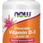 Suplemento de Vitamina D-3 Premium 5,000 IU