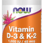 Cápsulas Premium de Vitamina D-3 y K-2