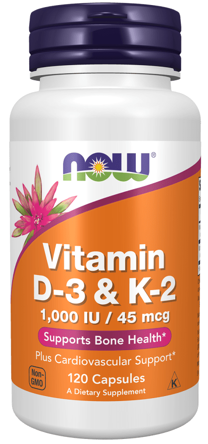 Cápsulas Premium de Vitamina D-3 y K-2