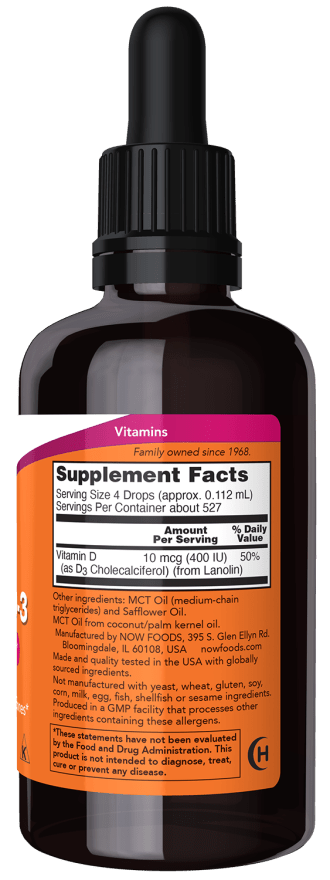 Premium Vitamin D-3 Liquid Supplement