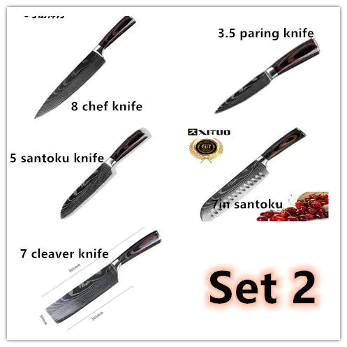 Juego de cuchillos de cocina Carpenter's Special de 6 piezas