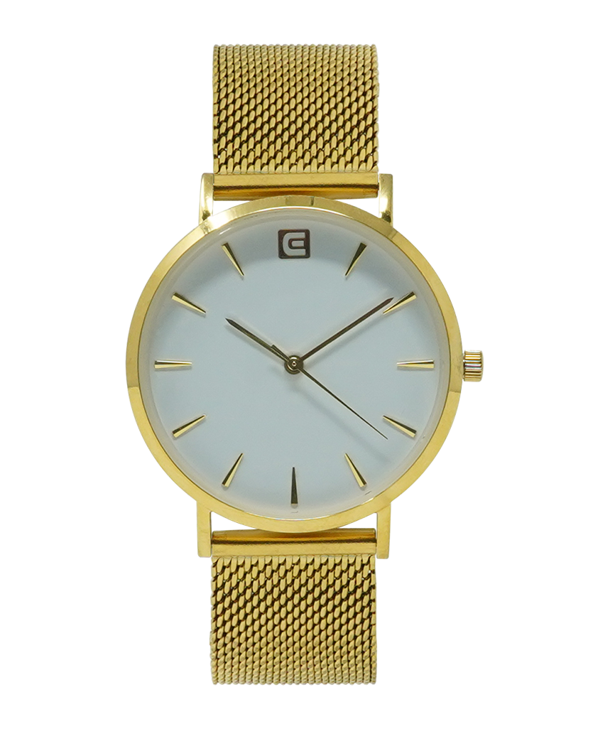 Voyager Gold & White Watch: Your Ultimate Adventure Companion - Korvel