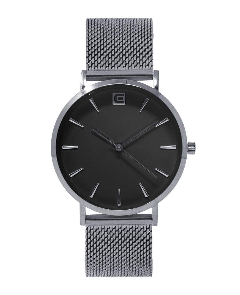 Voyager Adventure Watch (Silver/Black) - Korvel