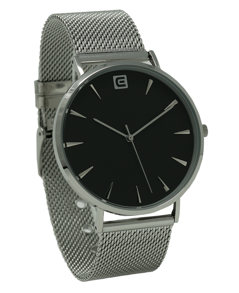 Voyager Adventure Watch (Silver/Black) - Korvel
