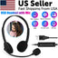 Premium USB Headset with Noise Cancelling Microphone for PC