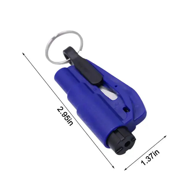Marteau de sécurité pour voiture avec porte-clés - Outil d'urgence essentiel