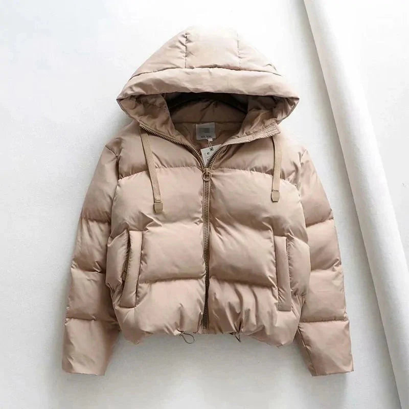 Cotton Padded Hooded Jacket for Winter Comfort