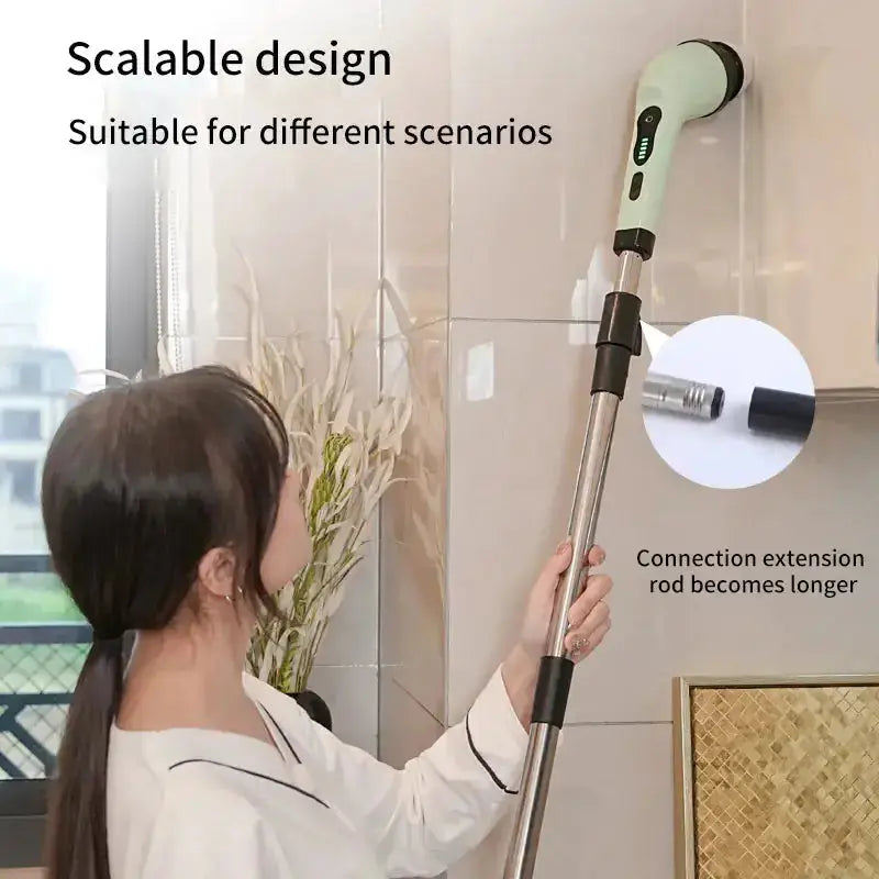 Cepillo de limpieza multifuncional inalámbrico