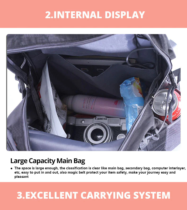 Mochila de Viaje Premium de 40L para Hombres y Mujeres